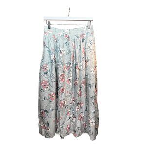 Lee David LTD TRUE VINTAGE Button Down Flower Skirt